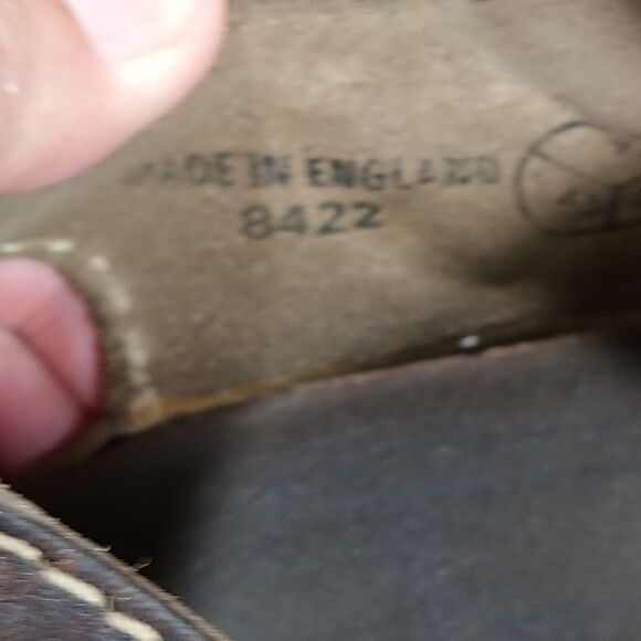 Doc Martens Mens 8 Sandals Fisherman Vintage Shoes England Buckle Leather *READ